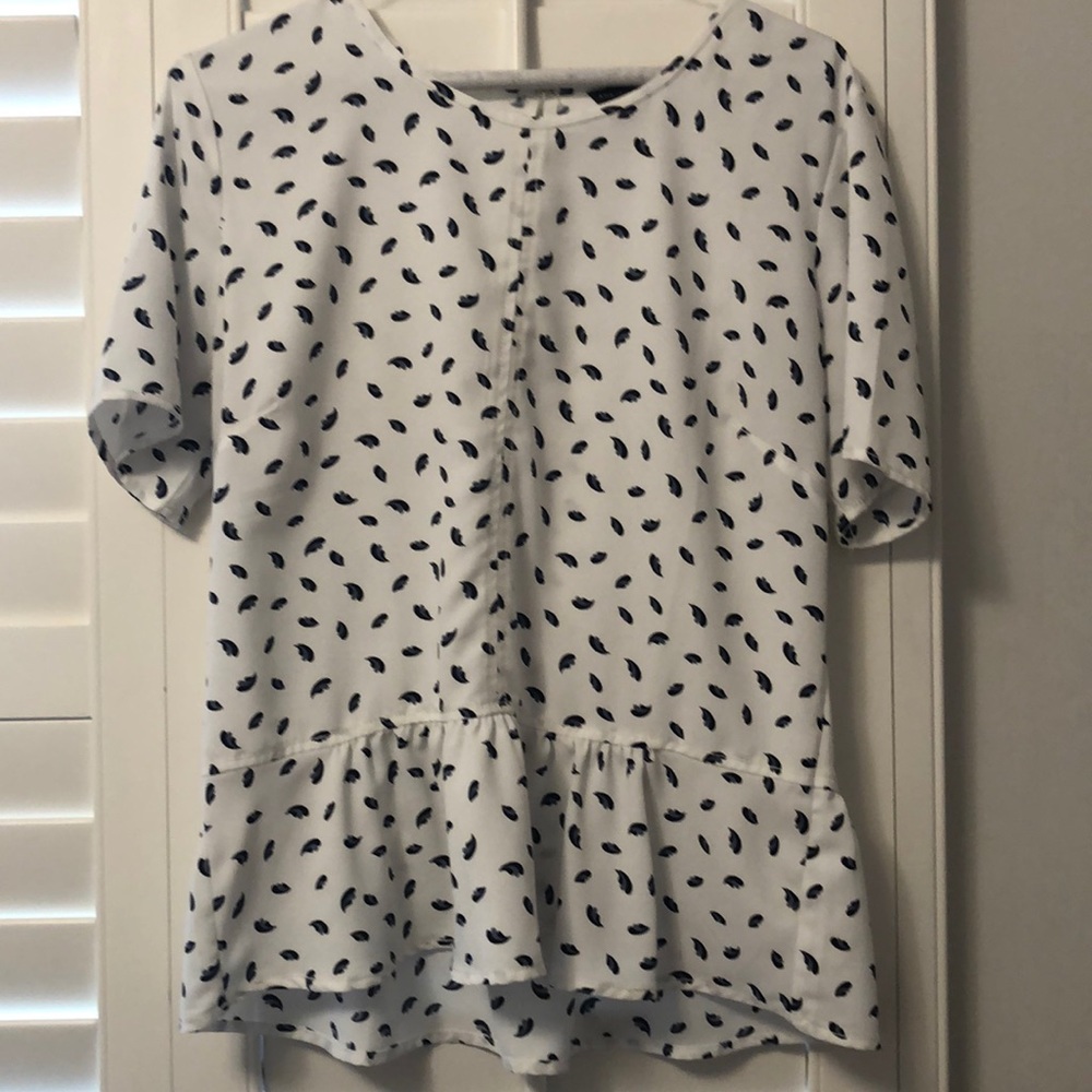Ann Taylor peplum top